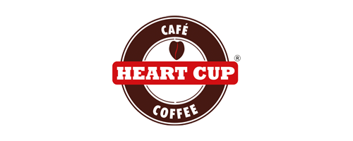 Heart Cup Coffee Logo