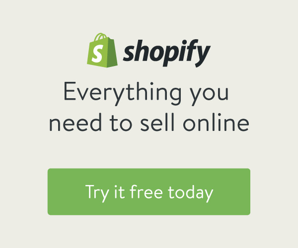 Signup for Shopify to start selling online